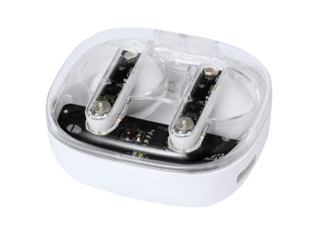 Product image transparente kabellose Kopfhörer Signal Werbeartikel