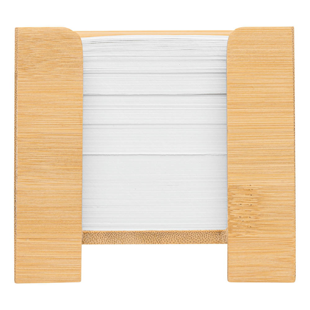 NEVER FORGET BAMBOO - Zettelbox Werbeartikel