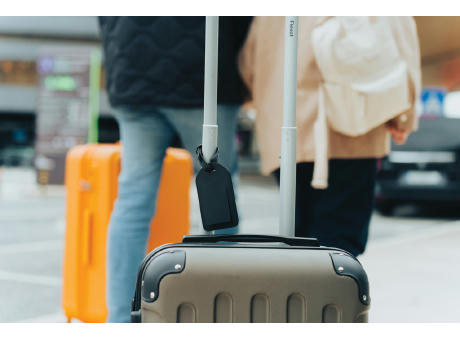 Globefind RCS rPolyester Anhänger mit weltweiter Ortung Werbeartikel