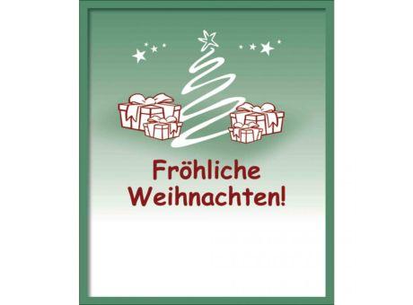 Nikolausstiefel Nougat, 150g, mit Grußkarte Werbeartikel