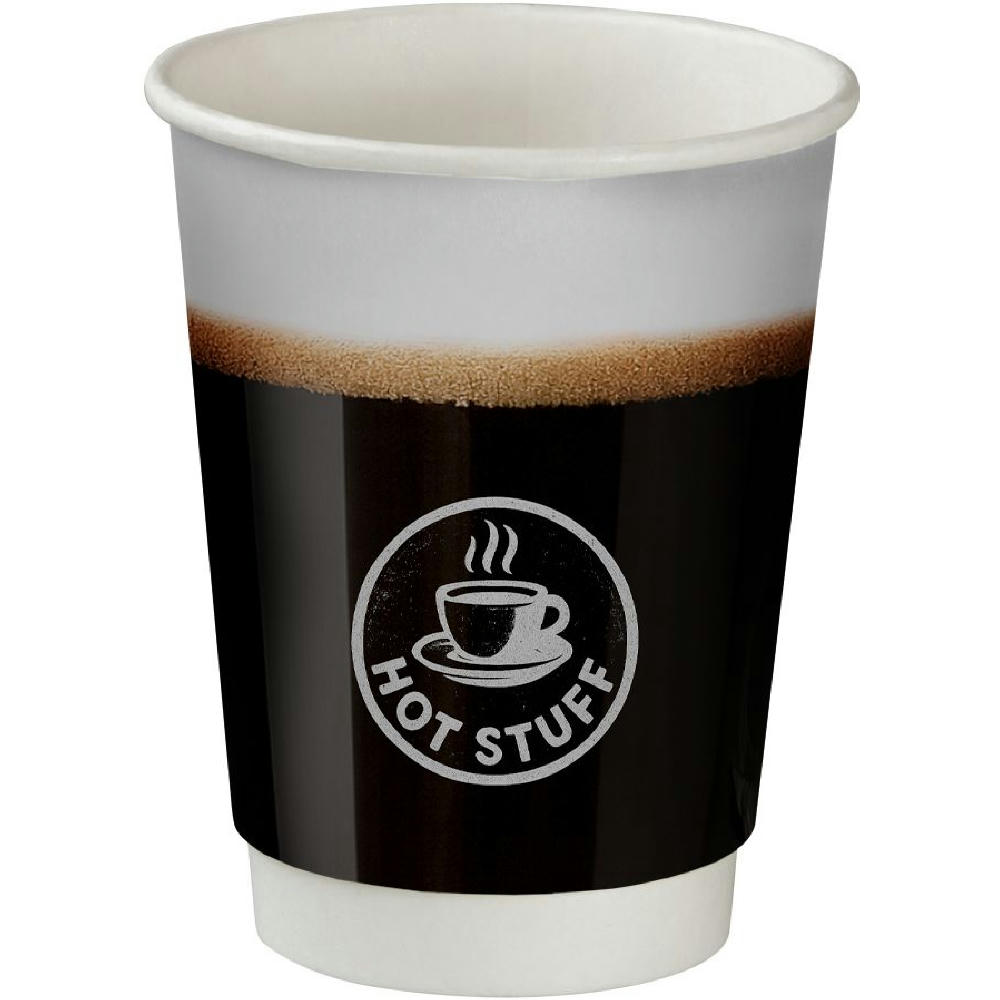 Product image Doppelwandige Pappbecher, 300ml, Doppelwandige Becher Maxi Werbeartikel