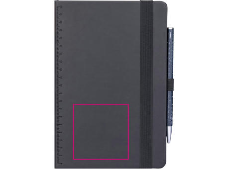 TROIKA Notizblock BLACK SLIMPAD A5 Werbeartikel