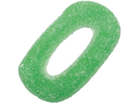 HARIBO Apfelringe Sauer Werbetüte,   1 Stück, Inhalt: HARIBO  Apfelringe Sauer Werbeartikel