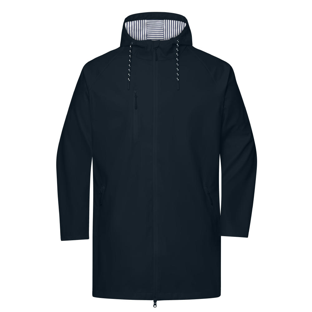 Product image Raincoat Unisex - Funktioneller Regenmantel mit modernen Kontrastdetails Werbeartikel