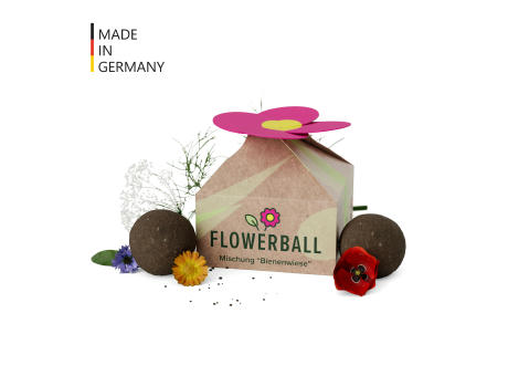 Product image Seedbomb Set - Flower-Ball "Bienenwiese" - torffrei Werbeartikel