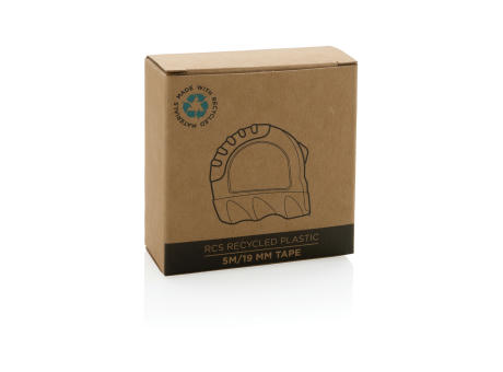 5m/19mm Maßband aus RCS recyceltem Kunststoff bedrucken