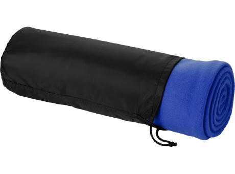 Huggy Fleecedecke mit Hülle 150 x 120 cm Werbeartikel