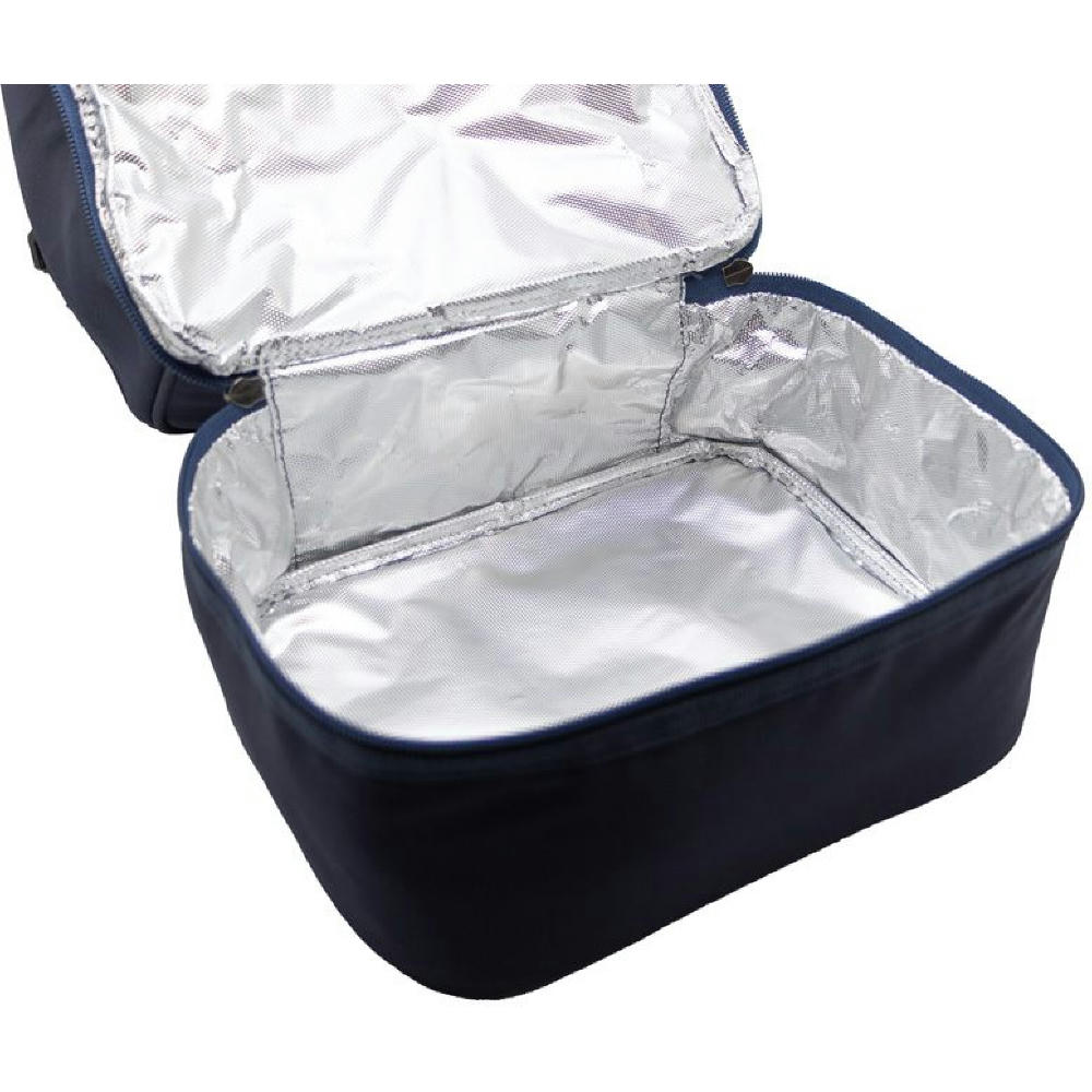 Isotherme Bento-Lunchbag 'Uji', Polycotton Mitternachtsblau Werbeartikel