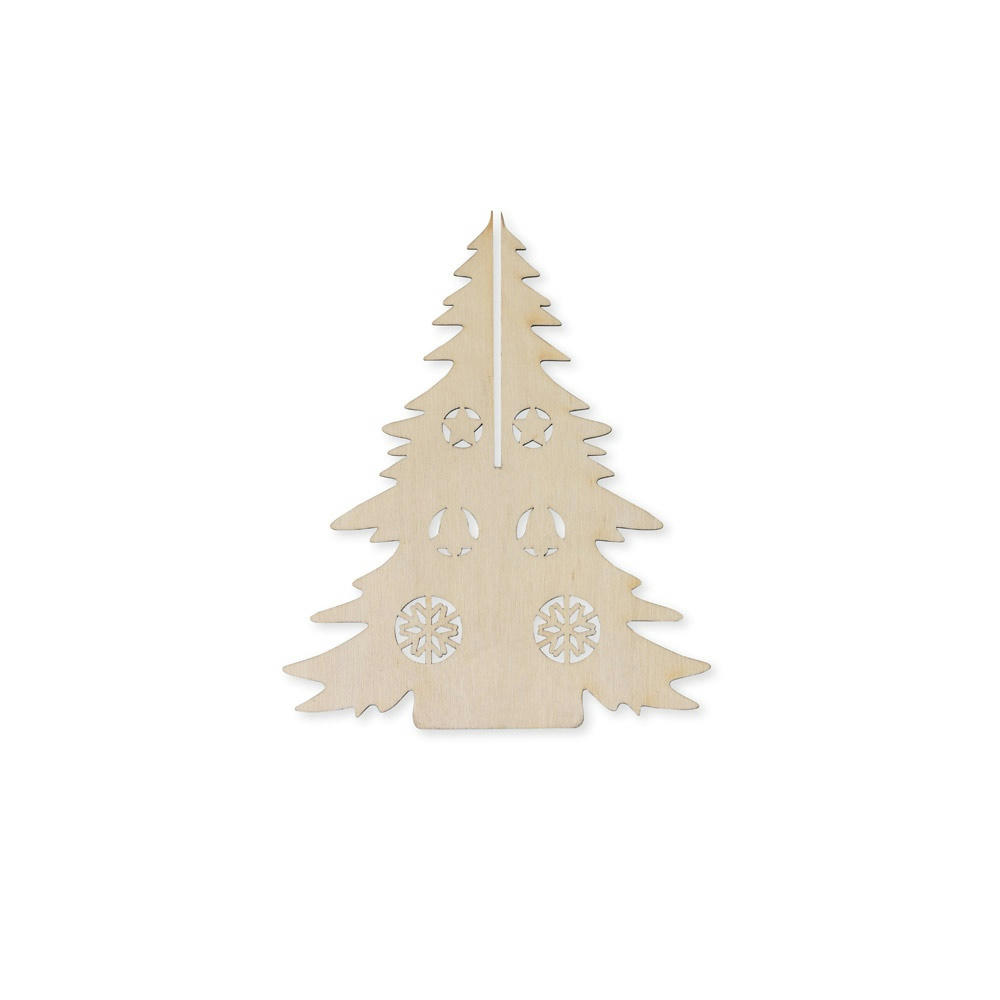 PINERY. Zerlegbarer Weihnachtsbaum aus Holz zum Bemalen Werbeartikel