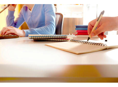 Notizbuch aus recyceltem Papier Stella Werbeartikel