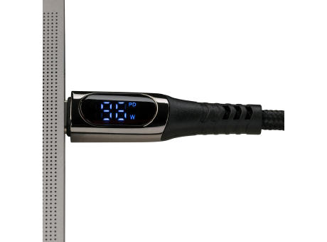 USB-C Kabel mit Display und Kabelbinder REEVES-CONVERTICS DIGITAL bedrucken