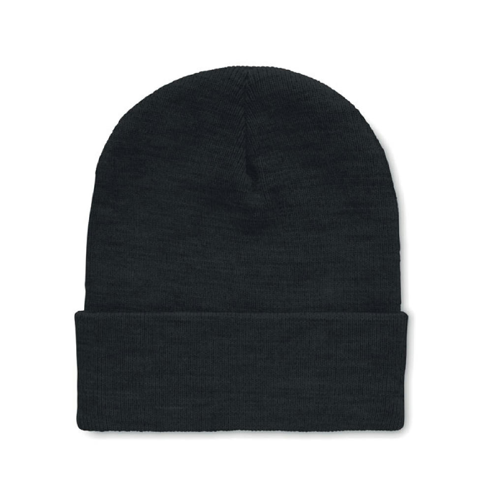 Product image Beanie mit Umschlag RPET Werbeartikel