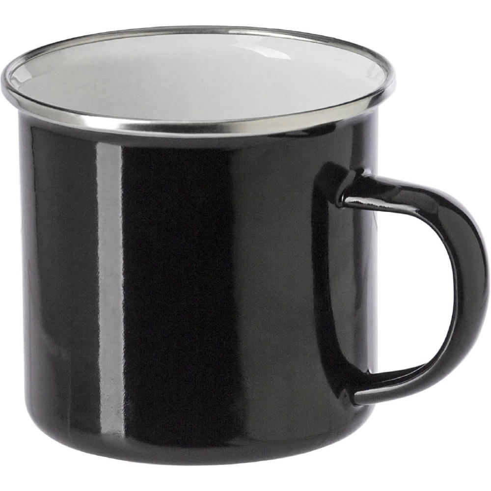 Trinkbecher aus Emaille (350ml) Jamaal Werbeartikel