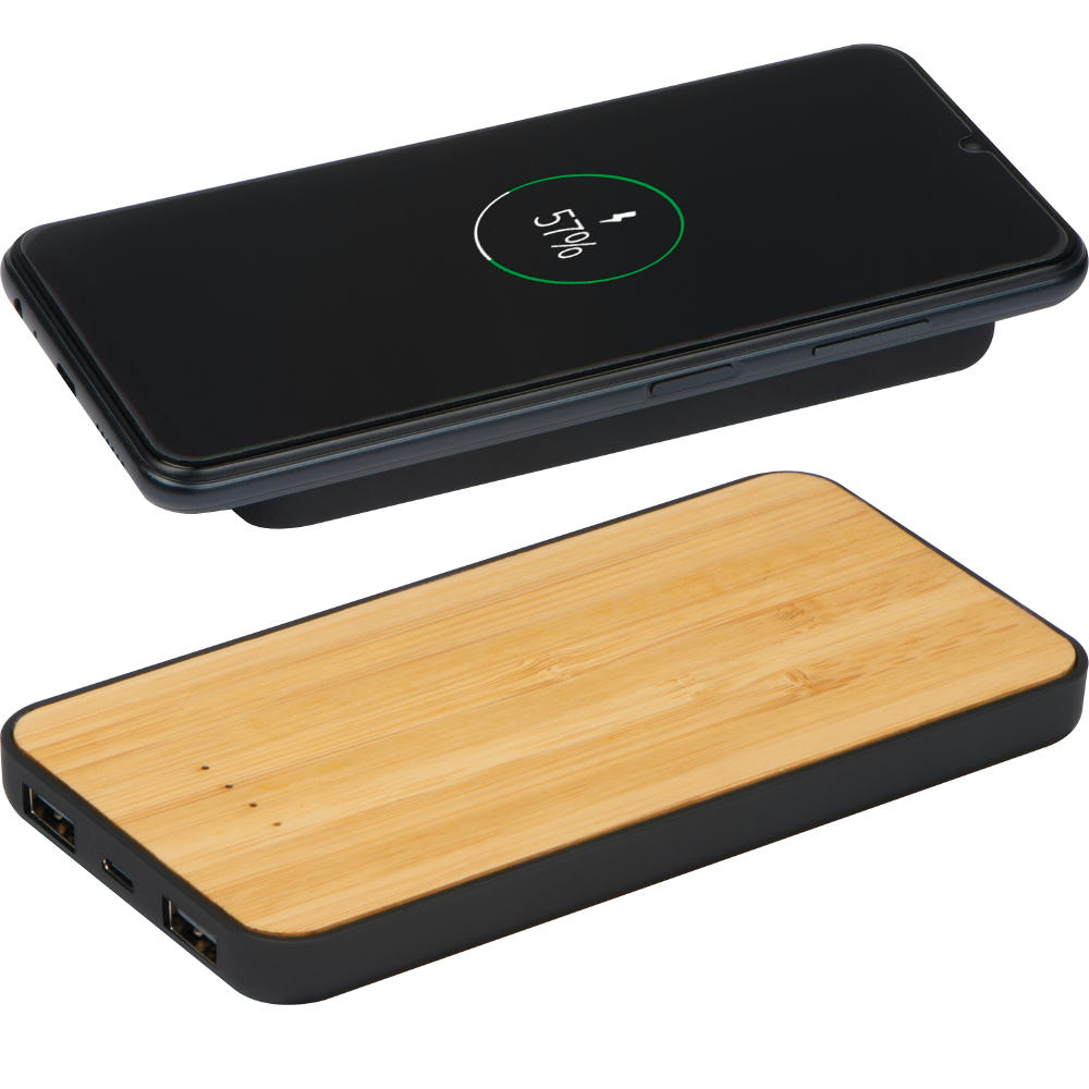 Product image Powerbank und Wireless Charger Milan Werbeartikel