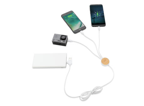 Ontario 6-in-1 Kabel aus RCS recyceltem Kunststoff Werbeartikel