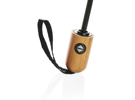 21" Impact AWARE™ RPET 190T Bambus-Schirm autom. open/close Werbeartikel