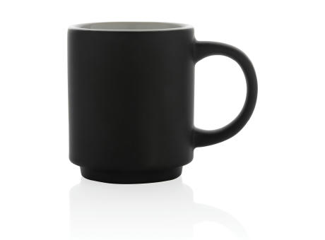 Stapelbare Keramiktasse, 180ml bedrucken