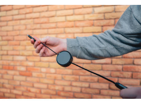 Terra aufrollbares 6-in-1 45W-Kabel aus RCS recyc. Aluminium Werbeartikel