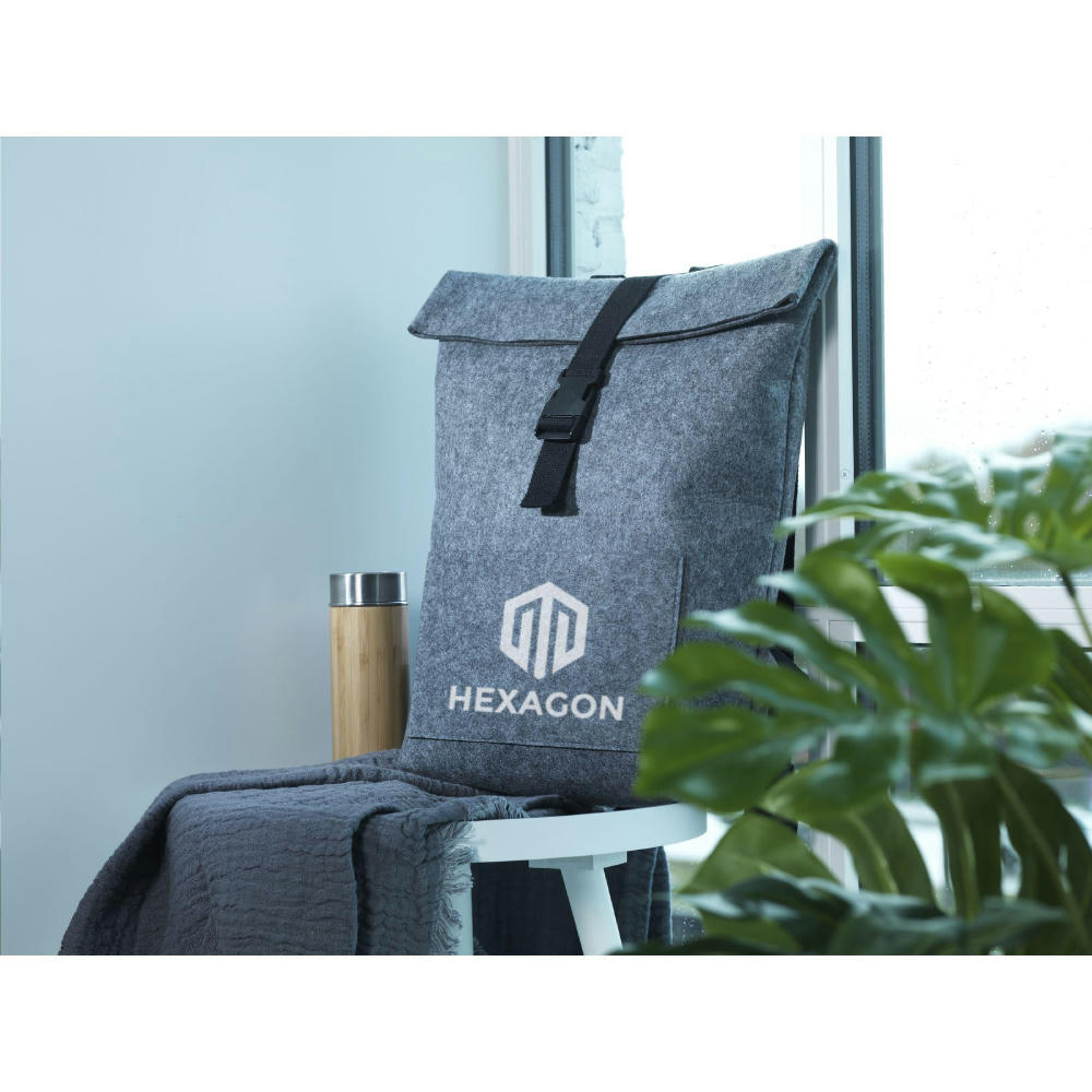 Nolan GRS RPET Felt Rucksack Werbeartikel