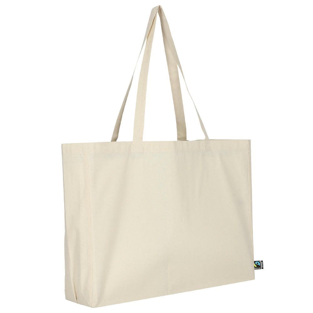 T15014-TEXXILLA Cotton-Shopper aus Fairtrade-zertifizierter Baumwolle, ca. 140 g/m² Werbeartikel