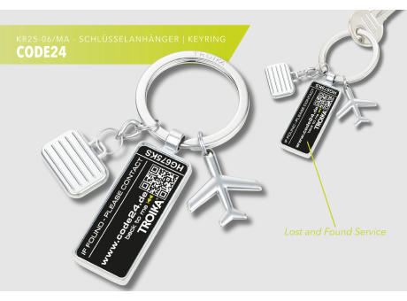 TROIKA Schlüsselanhänger CODE24 bedrucken