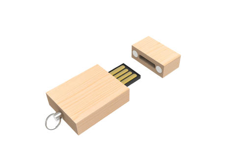 USB Stick Eco Wood, 4 GB  bedrucken