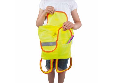 Kinderrucksack DUO SAC gelb/orange bedrucken