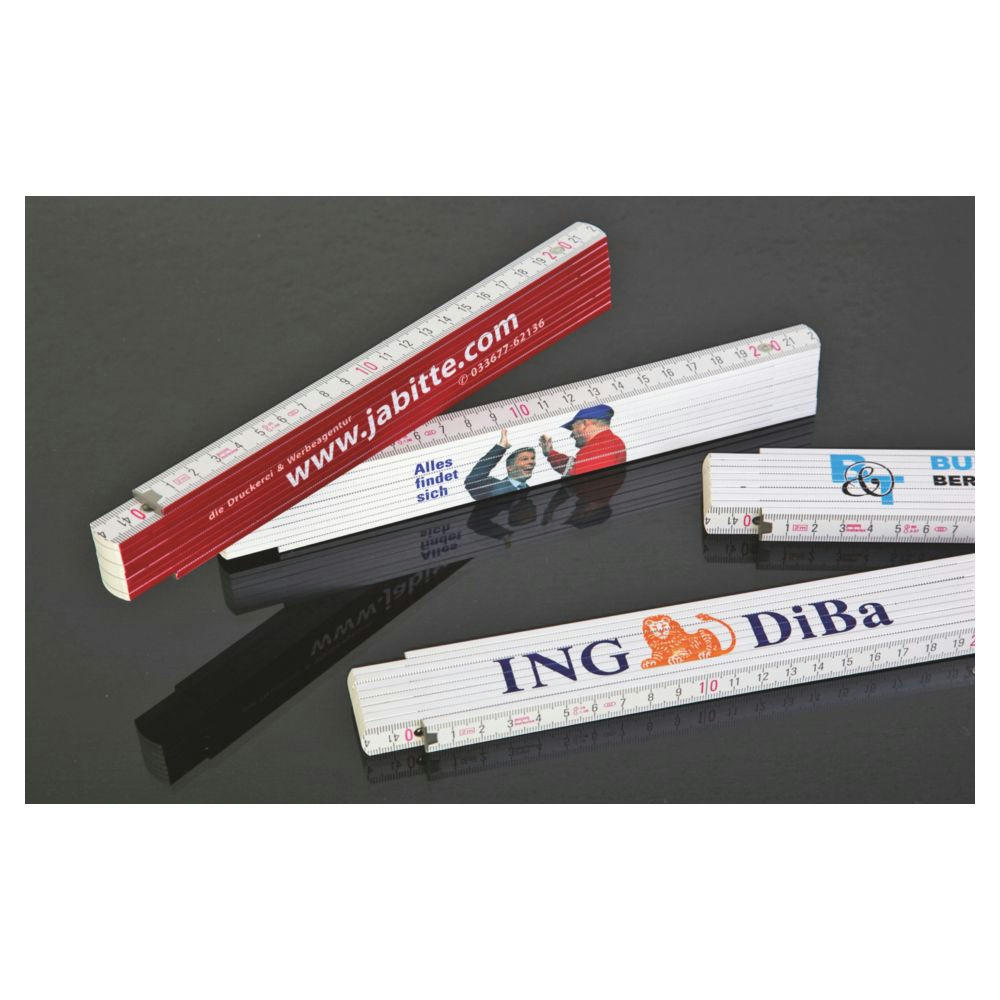 Holz-Gliedermaßstab Werbeartikel