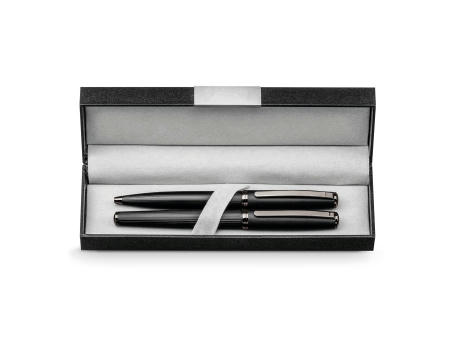 Product image IMPERIO. Kugelschreiber- und Rollerset aus Metall mit Drehmechanik Werbeartikel
