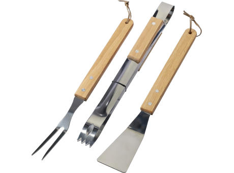 Grill-Set aus Edelstahl Kaitlyn Werbeartikel