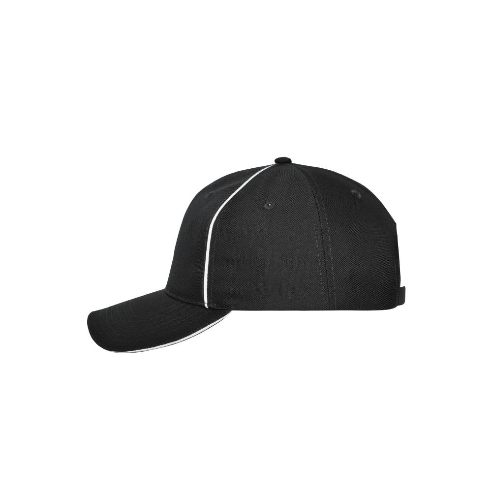 Product image 6 Panel Workwear Cap - SOLID - - Hochwertige 6 Panel Cap mit reflektierenden Elementen (ohne Schutzfunktion/keine PSA) Werbeartikel