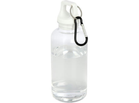 Product image Oregon 400 ml RCS-zertifizierte Trinkflasche aus recyceltem Kunststoff mit Karabiner Werbeartikel