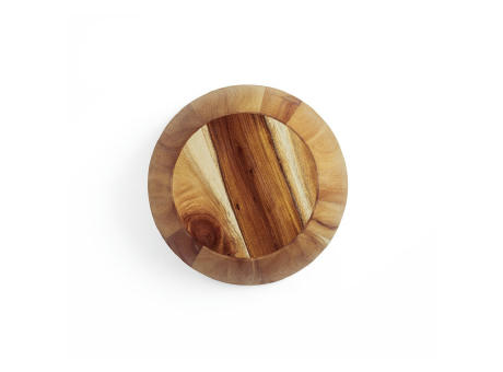 SAGE. Salatschüssel aus Cassiaholz Werbeartikel