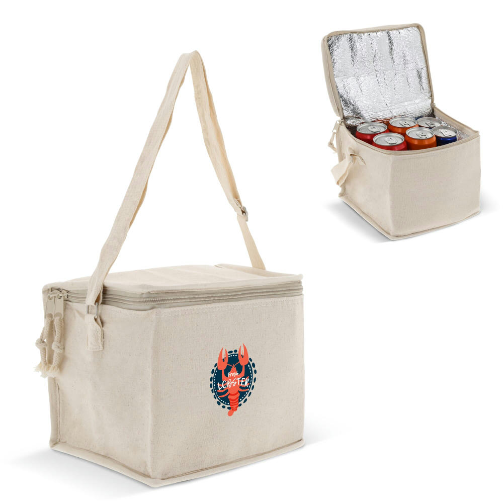 Product image Kühltasche mit einer Ausssenhülle aus baumwolle 22x18x18cm Werbeartikel