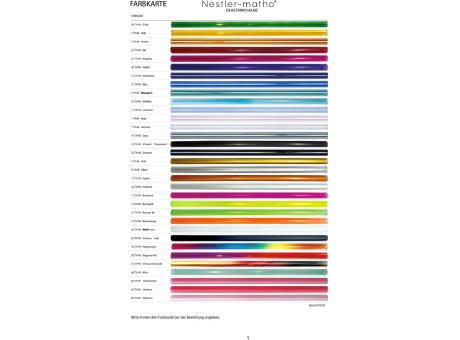 Set aus 4 farbigen Glas-Trinkhalmen mit Reinigungsbürste Werbeartikel