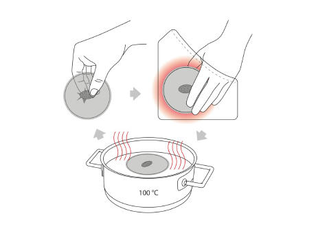 Kühl-/Wärmekissen "Round" Werbeartikel