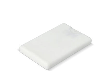 Kreditkarten-Sonnenschutzspray SPF30 aus recyceltem Material bedrucken