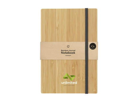 Bamboo Journal Naked Spine Notebook A5 Notizbuch Werbeartikel