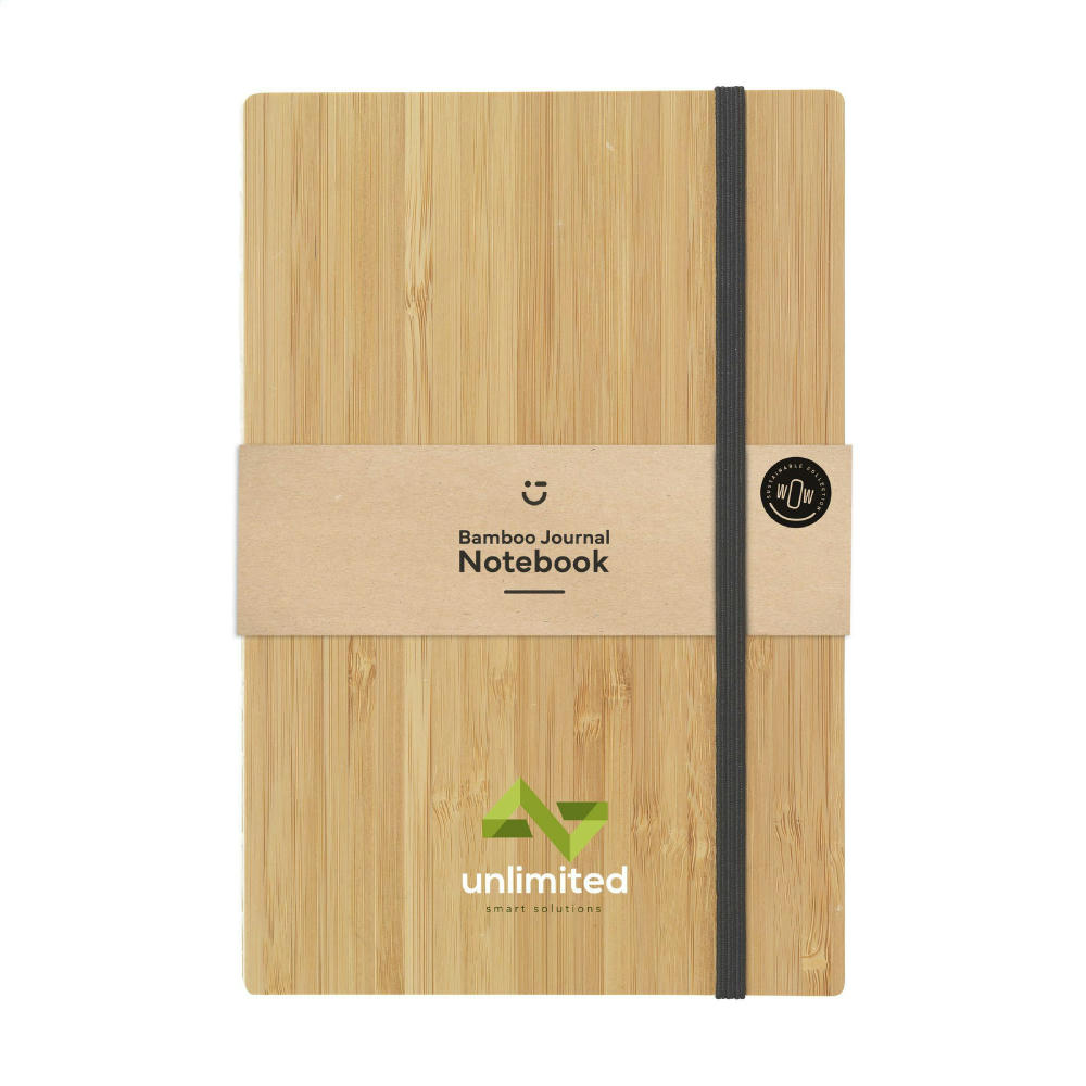 Product image Bamboo Journal Naked Spine Notebook A5 Notizbuch Werbeartikel