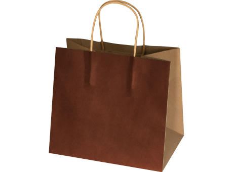Recycelte Papiertasche klein bedrucken