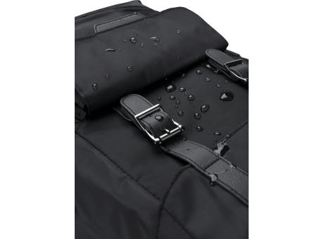 rPET (290T) Polyester Twill Rucksack mit Lasche Marlowe bedrucken