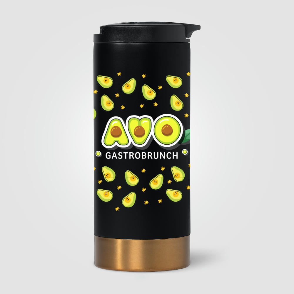 Astrid - 385 ml Edelstahl-Thermobecher - Doppelwandig Werbeartikel