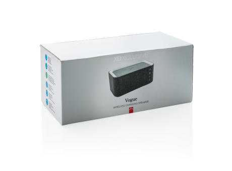Vogue Wireless-Charger Lautsprecher Werbeartikel