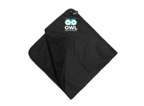 Product image 2 in 1 Golf-Handtuch in Regenhülle Werbeartikel