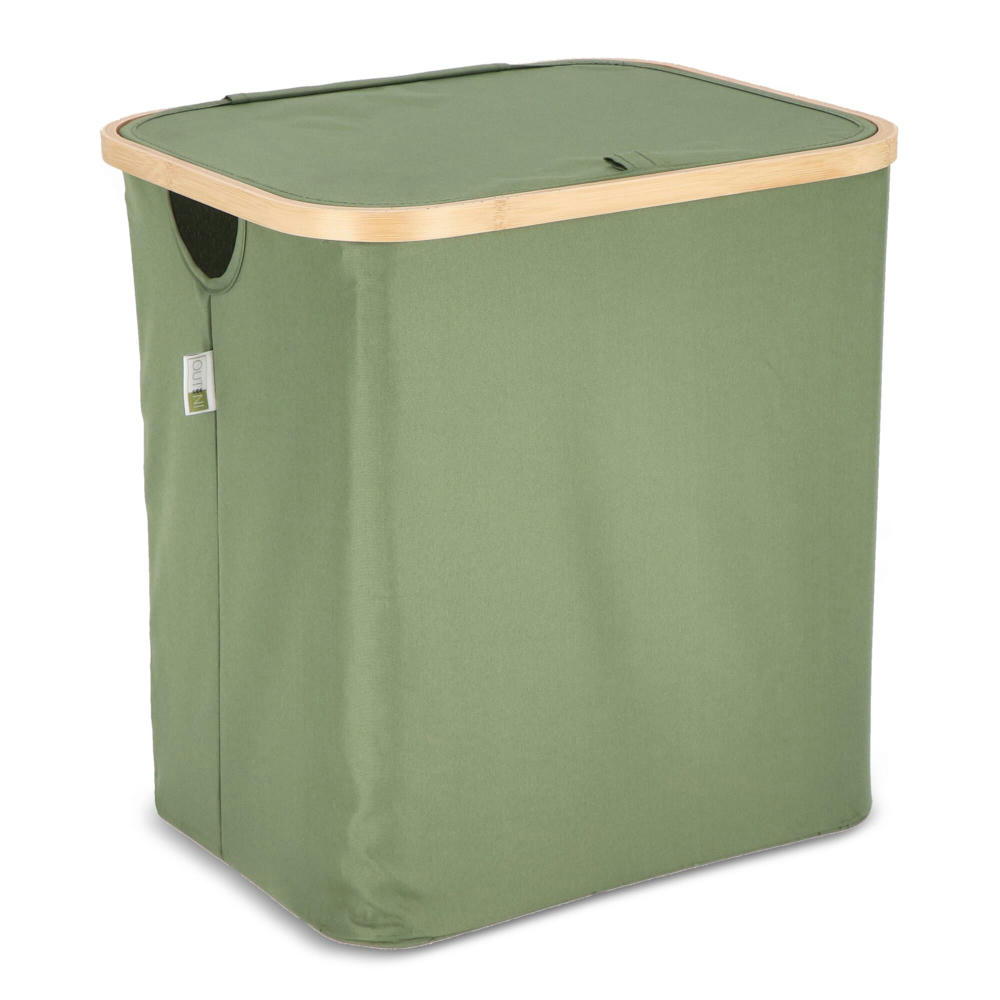 InSideOut faltbarer Korb mit Deckel Sogne 40,5 x 33 x 42cm rPET Werbeartikel