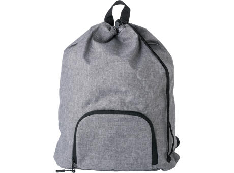 300D Zweifarbiger faltbarer Rucksack mit Kordelzug Camilla Werbeartikel
