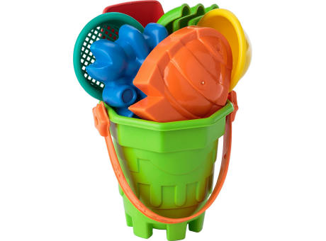 Recycelter PP-Strandeimer Mateo Werbeartikel