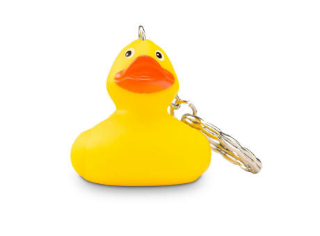 Werbeente Emma XS mit Schlüsselanhänger, ca. 5 cm bedrucken