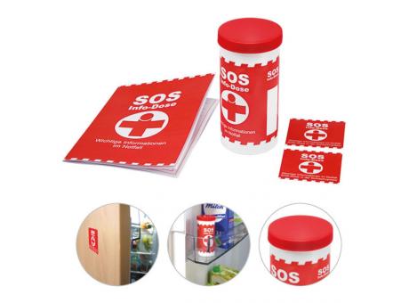 SOS-Info-Dose Werbeartikel