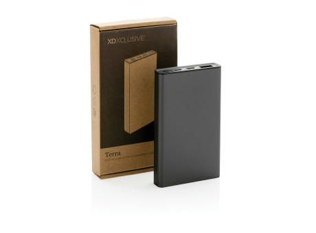 Terra 5.000 mAhPowerbank aus RCS recyceltem Aluminium bedrucken